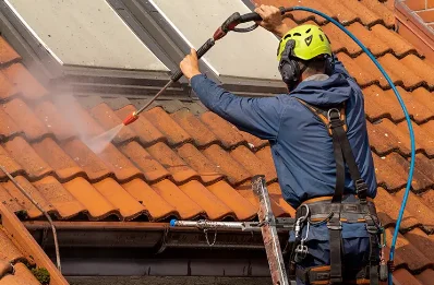 Démoussage et hydrofuge de toiture à Ostreville